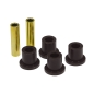 Preview: Jeep Wrangler YJ black polyurethane shackle bushing set for one rear leaf spring Prothane 87-95