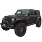 Preview: Jeep Wrangler JL Flat Fender Style Fender Flares 4pcs. Bushwacker 18-26
