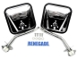 Preview: Jeep Wrangler TJ Side Mirror Kit CJ Style Stainless Steel year 96-06