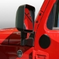 Preview: Jeep Wrangler JK 2er Set schwarze Abdeckungen Außenspiegelhalter Spiegel Türspiegel 07-18