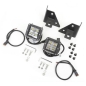 Preview: Jeep Wrangler YJ zwei LED Zusatz Scheinwerfer incl. Halter am Scheibenrahmen 87-95