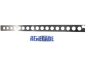 Preview: Jeep CJ Front Bumper with Holes Stainless Steel year 55-86
