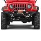Preview: Jeep Wrangler TJ US-Modell 6-tlg. Set Lampenschutzgitter vorne Edelstahl 96-06