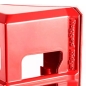 Preview: Jeep Wrangler JK 2er Set ALU Rückleuchtenschutzgitter Elite Serie rot 07-18