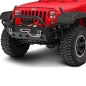 Preview: Jeep Wrangler JK 2-pcs. Red Pivotal Elite Headlight Guard Kit 07-18