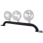 Preview: Jeep Wrangler TJ Lampenträger Lampenhalter Halter Light Bar auf der Stoßstange 96-06