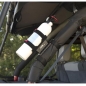 Preview: Jeep Wrangler YJ Elite ALU fire extinguisher holder black on the roll bar 87-95