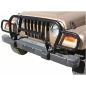 Preview: Jeep Wrangler YJ TJ Frontschutzbügel Aufsetzbügel Rammschutzbügel vorne Schwarz 87-06