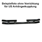 Preview: Jeep CJ 3" Doppelrohr Stoßstange hinten Hochglanz Schwarz mit 2" Vorrichtung für US Anhängerkupplung 55-86