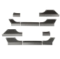 Preview: Jeep Wrangler JK 2door XHD Steel Body Armor Cladding Rugged Ridge 07-18