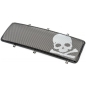 Preview: Jeep Wrangler JK Totenkopf Look Einsatz für Spartan Kühlergrill Frontgrill Rugged Ridge 07-18