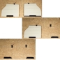 Preview: Jeep Wrangler JK JL Wall Mount Freedom Panel Holder Set 07-25
