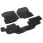 Preview: Jeep CJ Set Fußmatten Gummimatten Fußraumwannen vorne & hinten All Terrain Rugged Ridge 76-86