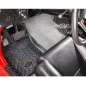 Preview: Jeep Wrangler YJ Set Fußmatten Gummimatten Fußraumwannen vorne & hinten All Terrain Rugged Ridge 87-95