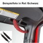 Preview: Jeep Wrangler JK 2er Set Paracord Haltegriffe Griffe Schwarz A-Säule 07-18