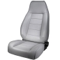 Preview: Jeep Wrangler YJ Front Seat Charcoal Denim with Headrest and Adjustable Backrest 87-95