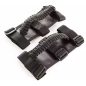 Preview: Jeep Wrangler YJ 2er Set Paracord Haltegriffe Griffe Schwarz am Überrollbügel Rugged Ridge 87-95