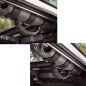 Preview: Jeep Wrangler YJ 2er Set Paracord Haltegriffe Griffe Schwarz am Überrollbügel Rugged Ridge 87-95