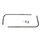 Preview: Jeep Wrangler TJ Door Bow Set left & right with Knuckles for Factory Soft Top 96-02