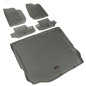 Preview: Jeep Wrangler JK 2doors Set Grey floor liners with Cargo Liner All Terrain Rugged Ridge 11-18
