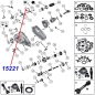 Preview: Jeep Wrangler YJ Center Pad for the Mode Shift Fork NP231Transfer Case 94-95