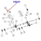 Preview: Jeep Cherokee Liberty KJ mittlere Schaltführung für die Mode Schaltgabel NP241 Verteilergetriebe 05-07