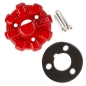 Preview: Jeep Wrangler JK JL Gladiator JT Elite Antenna Base mount red Aluminium Rugged Ridge 07-