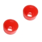Preview: Jeep Wrangler YJ red polyurethane Tie Rod Dust Boots 2pcs. Set Prothane 87-95