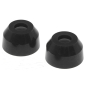 Preview: Jeep Wrangler JK black polyurethane Tie Rod Dust Boots 2pcs. Set Prothane 07-18