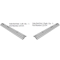 Preview: Jeep CJ Leiste seitlich rechts und links für Bestop Supertop, Sunrider, Halftop & Duster 76-86