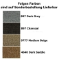 Preview: Jeep Wrangler TJ Cutpile Original Style Standard Carpet Complete Set Footwell & Trunk Black 96-02