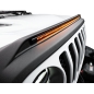 Preview: Jeep Wrangler JK Aeroskin Windabweiser Steinschlagschutz Insektenschutz mit LED Leiste Motorhaube Husky Liners 07-18