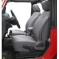 Preview: Jeep Wrangler JK Set Seat Covers Front Seat Cover Gray Denim Bestop 07-12