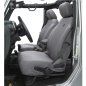 Preview: Jeep Wrangler JK Set Sitzbezüge Sitzbezug vorne grau Denim LHD Bestop 13-16