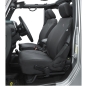 Preview: Jeep Wrangler JK Set Sitzbezüge Sitzbezug vorne schwarz Diamond LHD Bestop 13-16