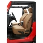 Preview: Jeep Wrangler JL 4-door set seat covers front seat cover TAN LHD Bestop 18-