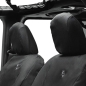Preview: Jeep Wrangler JL 4-türer Set Sitzbezüge Sitzbezug vorne Schwarz Diamond LHD Bestop 18-