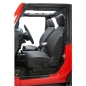 Preview: Jeep Wrangler JL 4-türer Set Sitzbezüge Sitzbezug vorne Schwarz Diamond LHD Bestop 18-