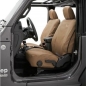 Preview: Jeep Wrangler JL 2-türer Set Sitzbezüge Sitzbezug vorne TAN LHD Bestop 18-