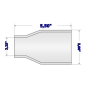 Preview: Jeep Patriot Compass MK 2,0 & 2,4 ltr. 3" Stainless Steel Round Polished Exhaust Tip Walker 07-10
