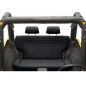 Preview: Jeep Wrangler TJ Seat Rear Seat Bench Folding incl. Headrests Black Denim Bestop 96-06