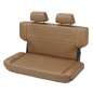 Preview: Jeep Wrangler TJ seat rear seat folding incl. headrests Spice Denim Bestop 96-06