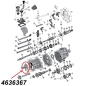 Preview: Jeep Grand Cherokee ZJ ZG bearing holder holder bearing housing cover front AX15 manual transmission year 1993
