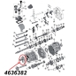 Preview: Jeep Cherokee XJ bearing holder holder bearing housing cover front AX15 manual transmission 94-99