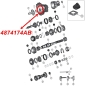 Preview: Jeep Cherokee XJ Lager Eingang vorne NV3550 Schaltgetriebe 00-01