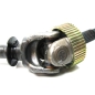 Preview: Jeep Wrangler TJ front left driveshaft Dana 30 front axle with ABS, fully reconditioned 96-06