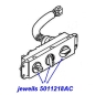 Preview: Jeep Wrangler TJ Heizungsknopf Knopf für Bedienteil Heizung Klima 99-06