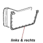 Preview: Jeep Wrangler TJ Türdichtung Türgummi Set links & rechts vorne Halbtüren Bj. 96-06
