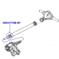 Preview: Jeep Wrangler TJ Rubicon U-Joint front Joint for the Rear shaft Greasable Spicer 03-06