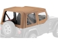 Preview: Jeep Wrangler TJ Verdeck Ersatz Verdeckhülle inkl. Aufsteckfenster Spice Denim Bestop 96-06